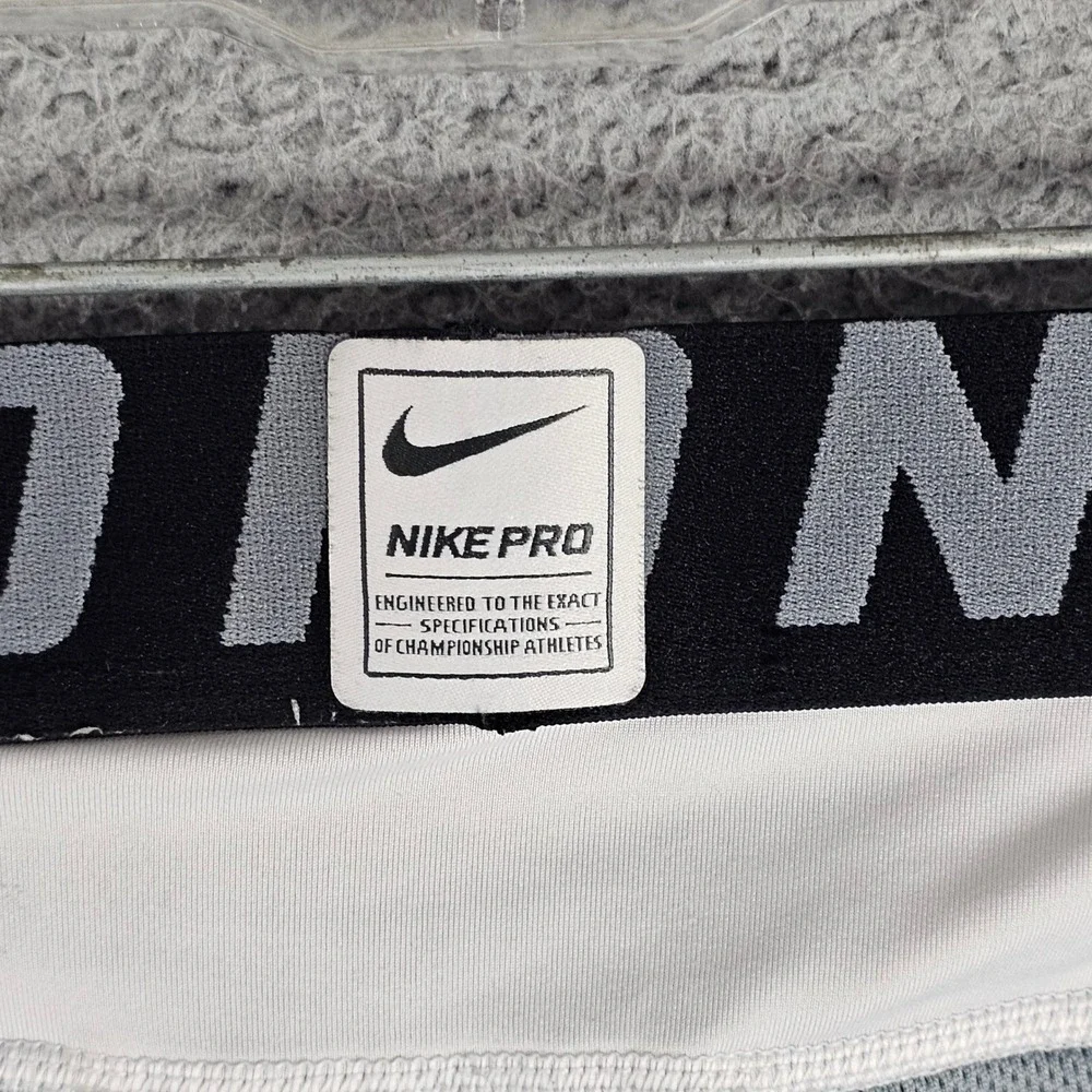 Nike Compression Shorts Mens S White MLB Pro Training Athletic Base Layer 28048